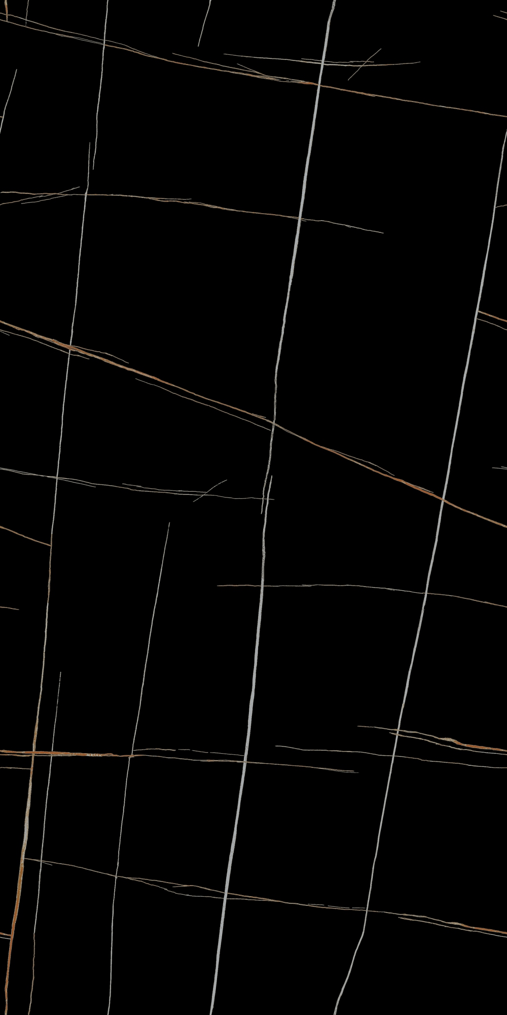 Yalen Black & Gold (Single side random continuous vein)