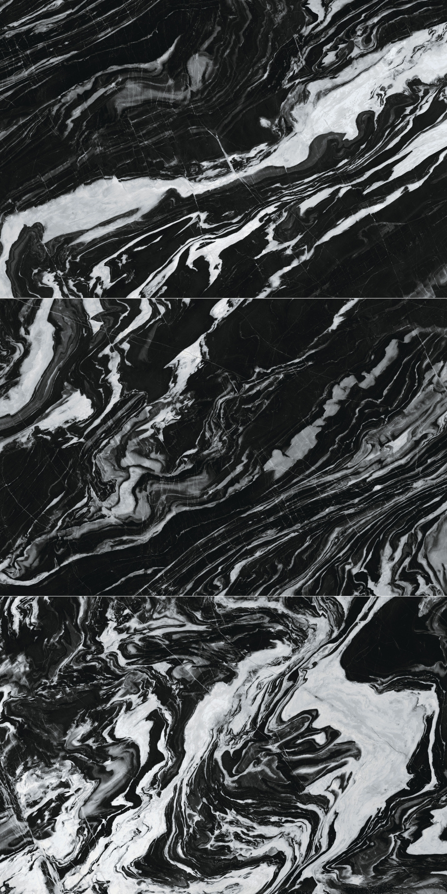 Seine Black (3-side pattern from one block)