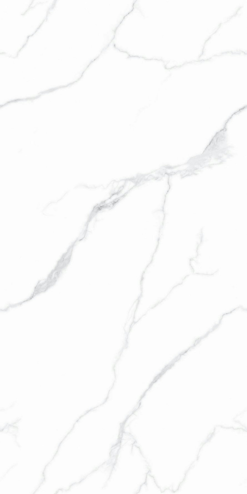 Fine White (Single‑Face, Random Continuous Vein)