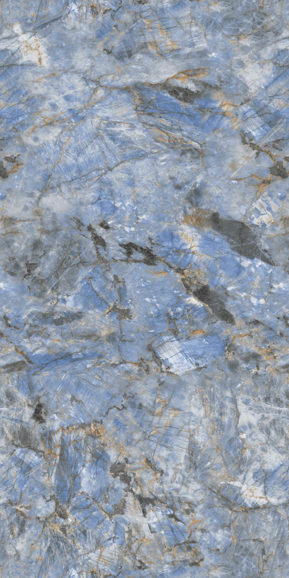 Top Sapphire Blue (Single‑Side Random Vein‑Match)