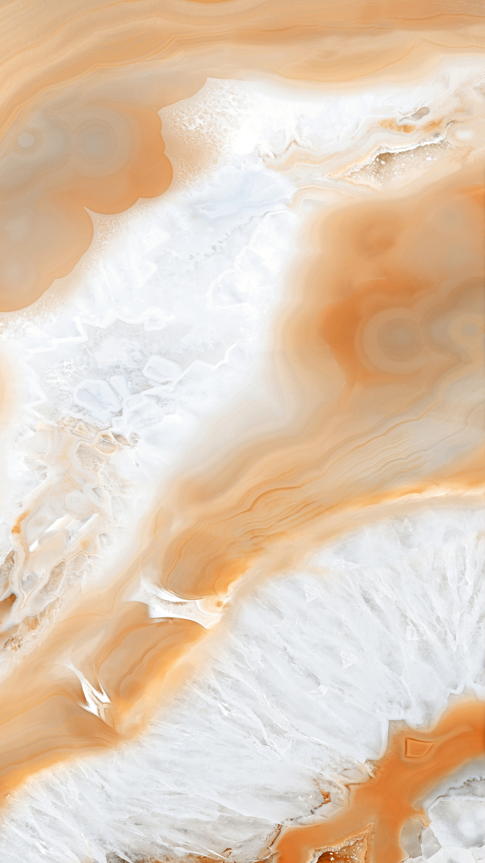 Pearl Topaz, 3-Side Random Vein